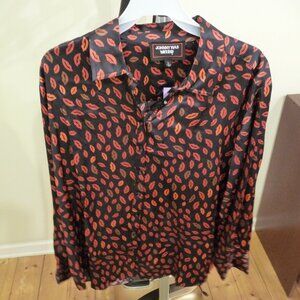 JOHNNY WAS WORKSHOP CONTEMPORARY GORGEOUS LUXURY SILK BLOUSE NEW TJ.MAX SIZE XL